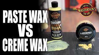 Paste Wax vs Creme Wax  Which Carnauba Is Best For You  Detailing Tips amp Tricks [upl. by Hartill]