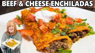 Easy GROUND BEEF amp CHEESY ENCHILADAS [upl. by Sibeal]