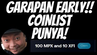 INFO GARAPAN EARLY DAN GRATIS PROJEK JEBOLAN COINLIST CROSSFI [upl. by Ruder]