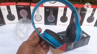 P47 wireless headphone unboxing  කන පැලෙන්න සින්දු අහන්න [upl. by Aliak]