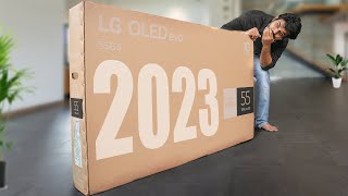 LG OLED evo G3 55 Inch 4K Smart TV Unboxing amp initial Impressions  in Telugu [upl. by Blake]