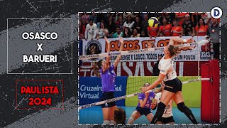 Osasco x Barueri  SEMIFINAL Jogo 2  Super Set  Melhores Momentos  Paulista de Vôlei 2024 [upl. by Aihsile]