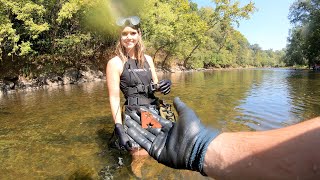 Metal Detecting the River We Found Over 37 LBS of Buried Treasures [upl. by Irrabaj]