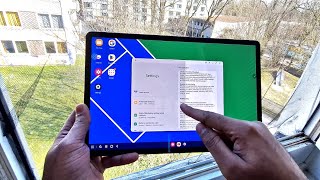 Improved Samsung DEX in Galaxy tab S7 Tablet with One UI 51 [upl. by Yrtsed]