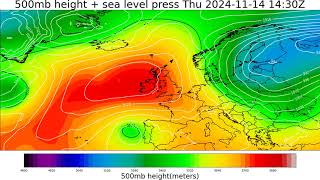 UK weather forecast two week outlook  GFS Run 20241108 00z [upl. by Toney417]