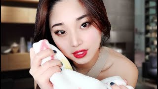 ASMR Tucking You In and Comforting You In Bed [upl. by Akinahc]