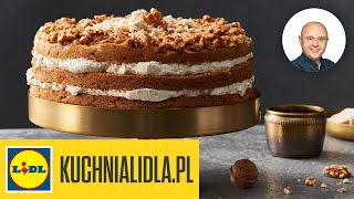 🍰 Tort chałwowoorzechowy  Paweł Małecki  Przepisy Kuchni Lidla [upl. by Eppesiug819]