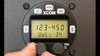 Adjust Radio Volume amp Squelch on the XCOM VHF Aircraft Radio [upl. by Evad]