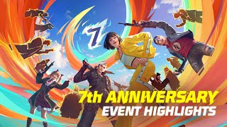 7th Anniversary Event Highlights  Free Fire Official [upl. by Ahsiet]