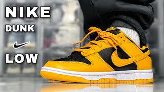 UNBOXING EP71 NIKE DUNK LOW GOLDENROD ReviewOn Feet [upl. by Sirama]