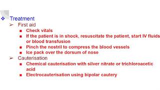 Management of Epistaxis bleeding from nose [upl. by Etnohc]