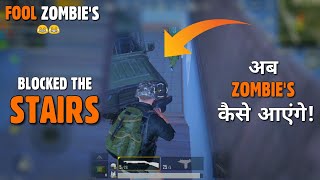 PUBG MOBILE I Blocked House Stairs With Car in Zombies Mode Now What Will Zombies Do  gamexpro [upl. by Omoj]