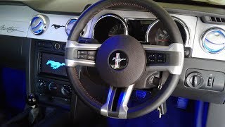 2006 Mustang Steering Wheel Swap To A 2012 Premium GT  DIY [upl. by Evalyn541]