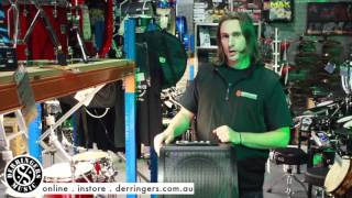 Ashton DA30 Electric Drum Kit Amp Review  The Drum Shop Derringers Music [upl. by Aihtenyc]