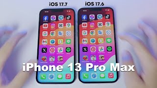 iPhone 13 Pro Max iOS 18 vs iOS 17 Speed Test  Its much better [upl. by Cattier]