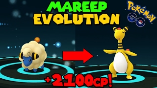 Evolving MAREEP to AMPHAROS Pokemon Go GEN 2 Evolution [upl. by Araek]