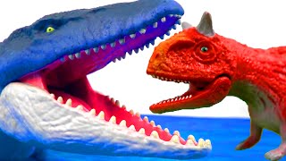 🔴Epic Mud Egg Discovery T Rex Shows Gigant Mud Egg Powers to Brachiosaur  Jurassic World Cartoons [upl. by Aikmat916]