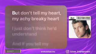 Billy Ray Cyrus  Achy Breaky Heart Karaoke Version Original Music [upl. by Nywde489]