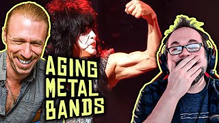 Reacting to AGING METAL BANDS from the 80s 3 [upl. by Sonahpets]