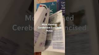 cerebellum quick revision notesneetpg [upl. by Dohsar]