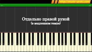 Piano coverTutorialНоты Canon In D Major very Easy Version [upl. by Nahtanhoj]