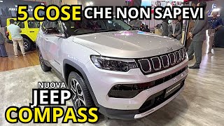 JEEP COMPASS 2023  5 COSE che NON SAPEVI e CHE DEVI CONOSCERE [upl. by Caterina209]