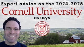 Cornell Supplemental Essays amp More 20242025  What You Need to Know [upl. by Onibla]