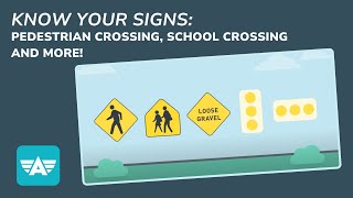 Road Signs and their Meanings Pedestrian Crossing School Crossing and More [upl. by Mota]