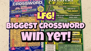 Biggest Crossword Scratcher WIN Yet [upl. by Ahseei]