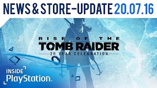 Rise of the Tomb Raider PS4 Details  PlayStation News amp StoreUpdate [upl. by Rohn]