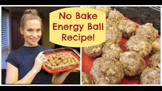 No Bake Healthy Energy Ball Recipe [upl. by Damek97]