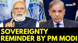 China Pakistan Vs India  PM Modi Speech At SCO Summit 2023  PM Modi On Sovereignty  News18 [upl. by Dacey]