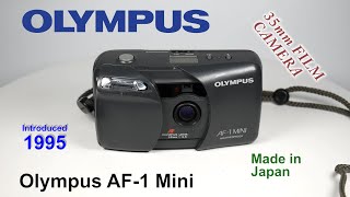 1995 Olympus AF1 Mini  35mm Film Camera [upl. by Cordier]