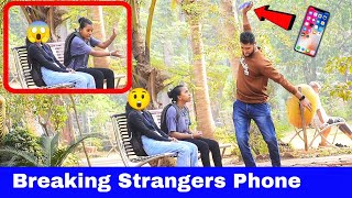 Breaking Strangers Phone Prank  Part 4  Prakash Peswani Prank [upl. by Eciened]