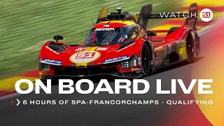 Onboard car 51 for QUALI at 6H of Spa  Ferrari Hypercar [upl. by Iew]