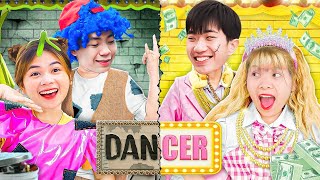 Rich Couple vs Poor Couple In Barbie Dance Show  Funny Stories About Baby Doll Family [upl. by Jodi]