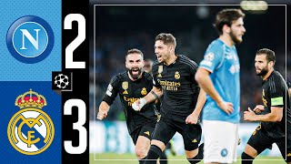 Napoli 23 Real Madrid  HIGHLIGHTS  Champions League [upl. by Bate]