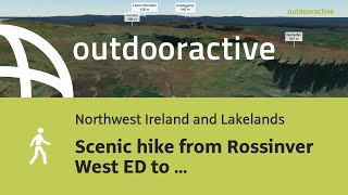 hike in Northwest Ireland and Lakelands Scenic hike from Rossinver West ED [upl. by Ecyaj]