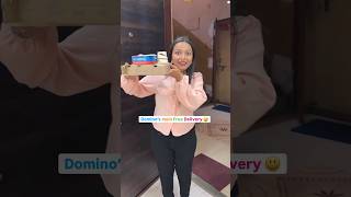 Free Delivery mein Domino’s mangaya 😵 Shorts pizza viral [upl. by Todd]