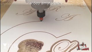 Lavorazioni con pantografo cnc SPECIAL su LEGNO [upl. by Elohcin]