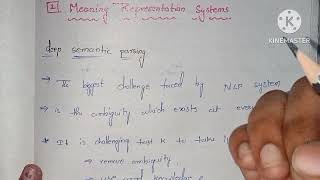 15  Meaning Representation Requirements for achieving Semantic Interpretation NLPnlp jntu [upl. by Nonnaehr]