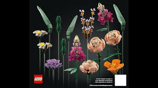 LEGO Instructions  Icons  10280  Flower Bouquet  Botanical Collection [upl. by Sitra]