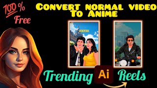 Convert Normal Video Into Anime  Animation Video Generator Tutorial [upl. by Senecal347]