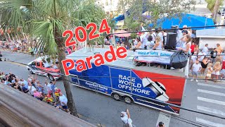 Race World Offshore Power Boat Racing Parade 2024 Key West Florida [upl. by Deach]