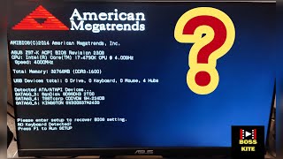 How to fix American megatrends error at boot [upl. by Jarv]