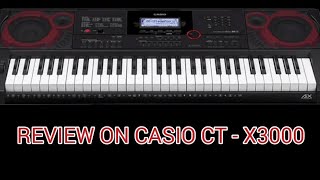 Review on Casio CT  X3000 [upl. by Naujit873]