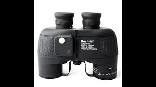 Marine Binoculars boshile 10X50 Zoom Rangefinder Compass Telescope [upl. by Osgood]