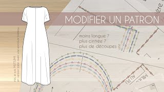 CoutureModélisme  comment modifier un patron de couture   Calendrier de lavent  Case 18 [upl. by Keven]