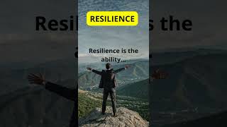 Resilience ResilienceResiliencePersonalGrowthInteriorStrength [upl. by Tadich853]