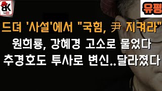 드디어 사설에서 quot야당이 李 방탄하듯이 여당도 대통령 지켜라quot 요구 나오기 시작 [upl. by Gut]